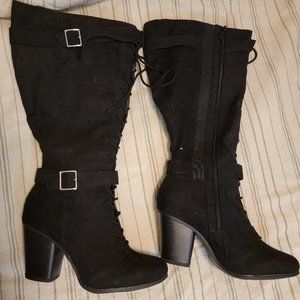 NWT Torrid wide calf lace up boots sz 10